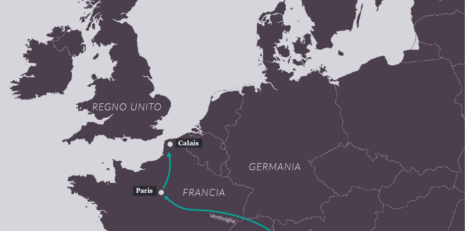 Calais map